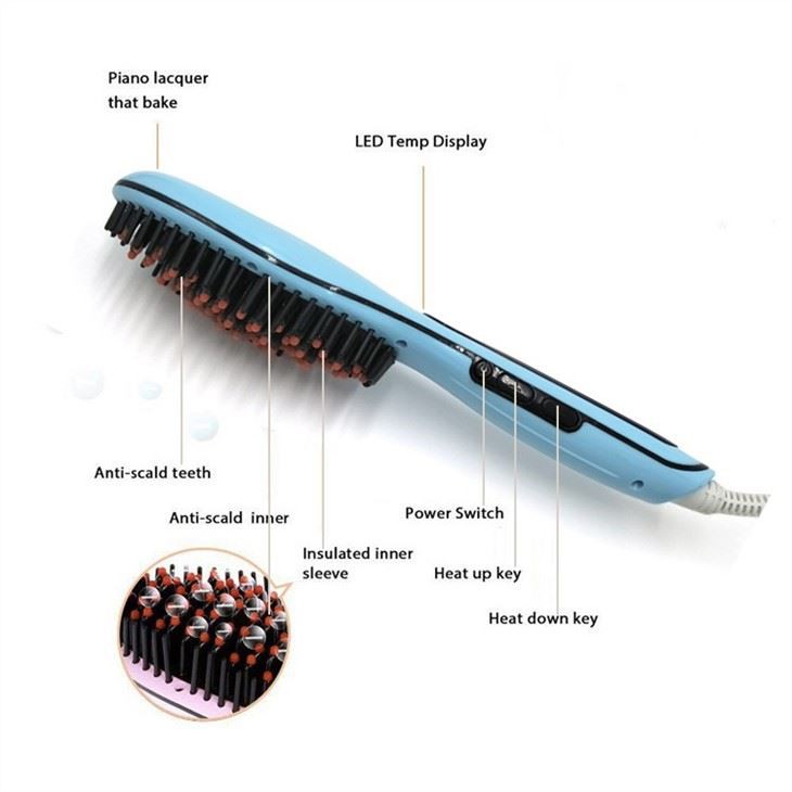 Föön Sirgendaja Pintsel Curler Comb